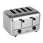 Grille-pain traiteur 4 tranches inox Dualit 49900