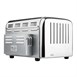 Grille-pain traiteur 4 tranches inox Dualit 49900