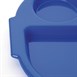 Petits plateaux repas à compartiments en polypropylène Olympia Kristallon bleus 321mm (Box 10)