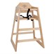 Chaise haute en bois Bolero finition naturelle