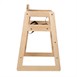 Chaise haute en bois Bolero finition naturelle