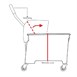 Seau essoreur Jantex Kentucky rouge 20L