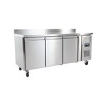 Table réfrigérée 3 portes avec dosseret 417L Polar Série U