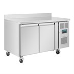 Table réfrigérée négative 2 portes avec dosseret 282L Polar Série U