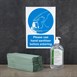Essuie-mains 1 pli pliage en Z vert 250 feuilles Jantex (lot de 12)