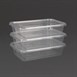 Boîtes en plastique micro-ondables avec couvercles Fiesta Recyclable (lot de 250)