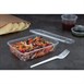 Boîtes en plastique micro-ondables avec couvercles Fiesta Recyclable (lot de 250)