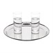 Plateau de service rond inox Olympia