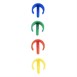 Manche clipex avec clips code couleur Jantex