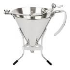 Entonnoir inox à piston automatique De Buyer 1,5L