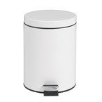 Poubelle à pédale Bolero blanche 5L