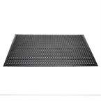 Tapis en caoutchouc antidérapant et antifatigue Jantex noir 1500 x 900mm