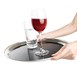 Plateau de bar rond inox antidérapant Olympia 