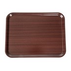 Plateau stratifié lisse Capri Cambro acajou 