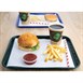 Plateau fast food en plastique Olympia Kristallon vert