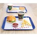 Plateau fast food en plastique Olympia Kristallon bleu