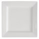Assiettes carrées Olympia Lumina 265mm (Lot de 4)