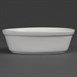 Plats à gratin ovales blancs Olympia 161 x 116mm (Lot de 6)