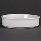 Plats Empilables En Porcelaine Blanche Olympia 134mm (Lot de 6)