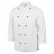 Veste de cuisine mixte Whites Chicago manches longues blanche