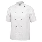 Veste de cuisine mixte Whites Chicago manches courtes blanche