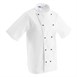 Veste de cuisine mixte Whites Chicago manches courtes blanche