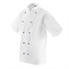 Veste de cuisine mixte Whites Chicago manches courtes blanche