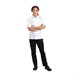 Veste de cuisine mixte Whites Chicago manches courtes blanche