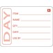Etiquettes pour produits préparés Hygiplas (Lot de 500)
