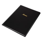 Protège-menus en PVC Olympia noirs