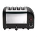 Grille-pain 4 tranches noir Vario Dualit 40344