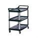 Chariot utilitaire Rubbermaid X-tra noir