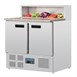 Comptoir de préparation réfrigéré à pizzas 288L Polar Série G