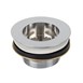 Bonde 70mm et tube de surverse avec filtre pour plonge de 250mm