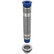 Bonde 70mm et tube de surverse avec filtre pour plonge de 300mm