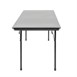 Table rectangulaire pliante grise en ABS Bolero 1520mm