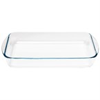 Plat à four rectangulaire en verre Pyrex 350mm 