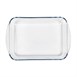 Plat à four rectangulaire en verre Pyrex 350mm 