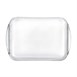 Plat à four rectangulaire en verre Pyrex 350mm 