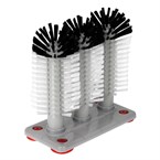 Brosse à verres triple Jantex
