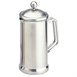 Cafetière à piston en inox satiné Olympia 8 tasses