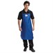 Tablier bavette en nylon Burnguard QuicKlean bleu