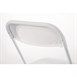 Chaises pliantes Bolero blanches (Lot de 10)