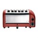 Grille-pain 6 tranches rouge Vario Dualit 60154