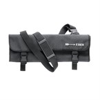 Trousse enroulable en tissu avec sangle Dick noire 11 pièces