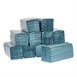 Essuie-mains 1 pli pliage en C Jantex bleu 2850 feuilles (lot de 15)