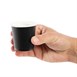 Gobelets jetables à café espresso Fiesta Recyclable noirs 120ml (lot de 50)