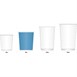 Gobelets boissons chaudes simple paroi noirs Fiesta Recyclable 225ml 