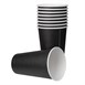 Gobelets boissons chaudes simple paroi noirs Fiesta Recyclable 454ml 