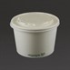 Couvercles CPLA pour bols à soupe compostables Vegware (Lot de 500)